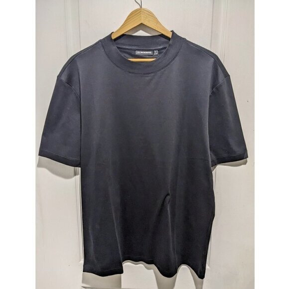 NWT J. Lindeberg | Ace Mock Neck T-shirt in Black - Picture 2 of 14